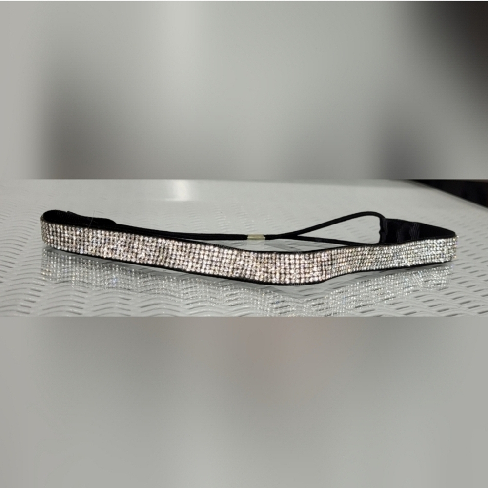 Sparkley Black and Silver Elegant Headband
